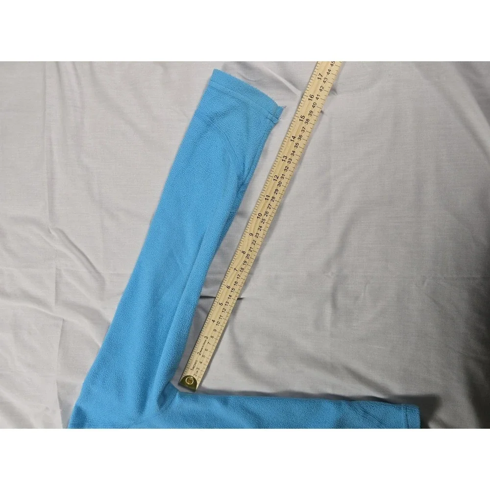 North Face Pullover Girls Medium 10/12 Blue‎ Fleece Half Zip Warm Outdoor Youth
